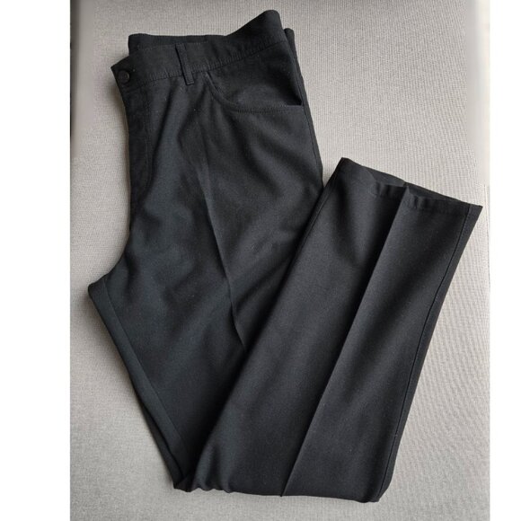 Alberto Pants Men's 40 x 31 ALTERED Ceramica Modern Fit Dress Pants Stone Black - Picture 1 of 8
